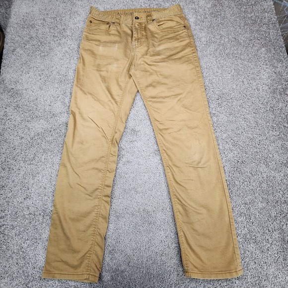 prAna Bridger Pants 32x32 Men Tan Hiking Workwear Travel Durable Techwear Work - Picture 1 of 16